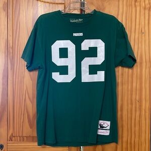 REGGIE WHITE TEE SHIRT MED CLASSIC FOOTBALL PACKER DEFENSIVE END COLLECTORS!